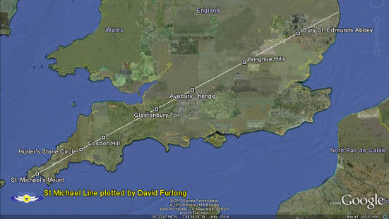 Map of St. Michael's sword